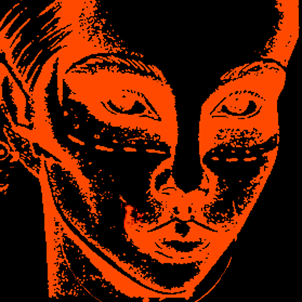 The androgynous figure from the French Kiss b-side