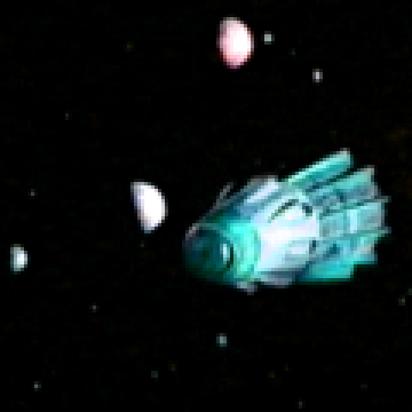 Dr. Zarkov's space capsule from Flash Gordon