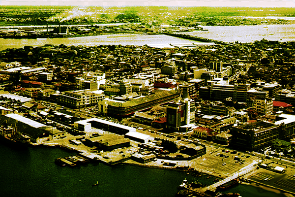 Treated vintage image of Lagos circa 1984