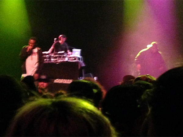 GZA & Killah Priest trade verses on stage